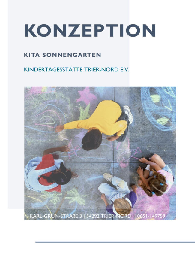 Titelbild Konzeption Kita Sonnengarten